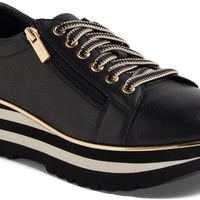 Women's Django & Juliette Eammes in Black Leather. Sku: DJ20768BLALE