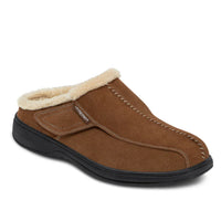Men's Orthofeet Slippers in Brown. Sku: S331-2E