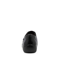 Women's Shoe, Brand Ziera in in Black Leather shoe image back view