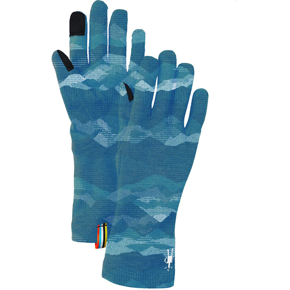 Smartwool Thermal Merino Gloves Blue L Man