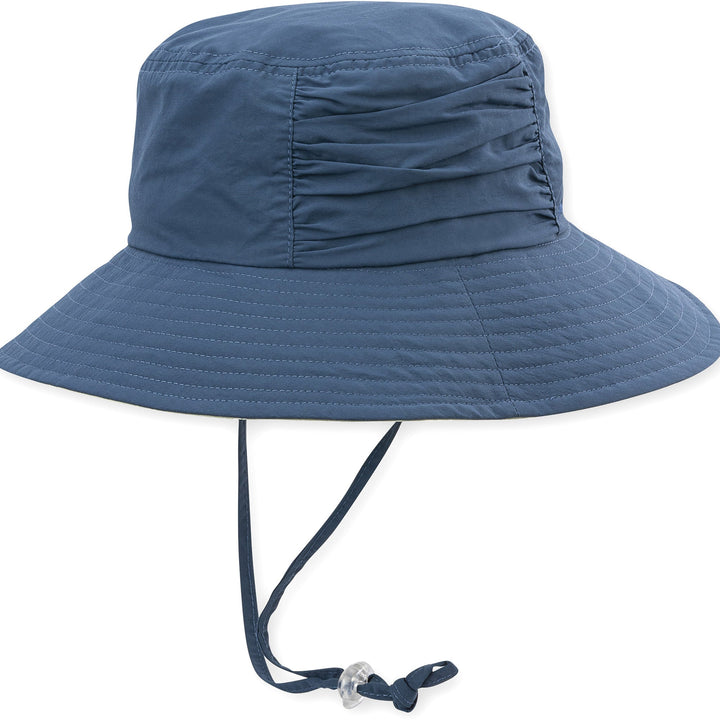 Quarter turn Women's Pistil Hats style name Dover Sun Hat in color Marine. Sku: 0041-MARINE