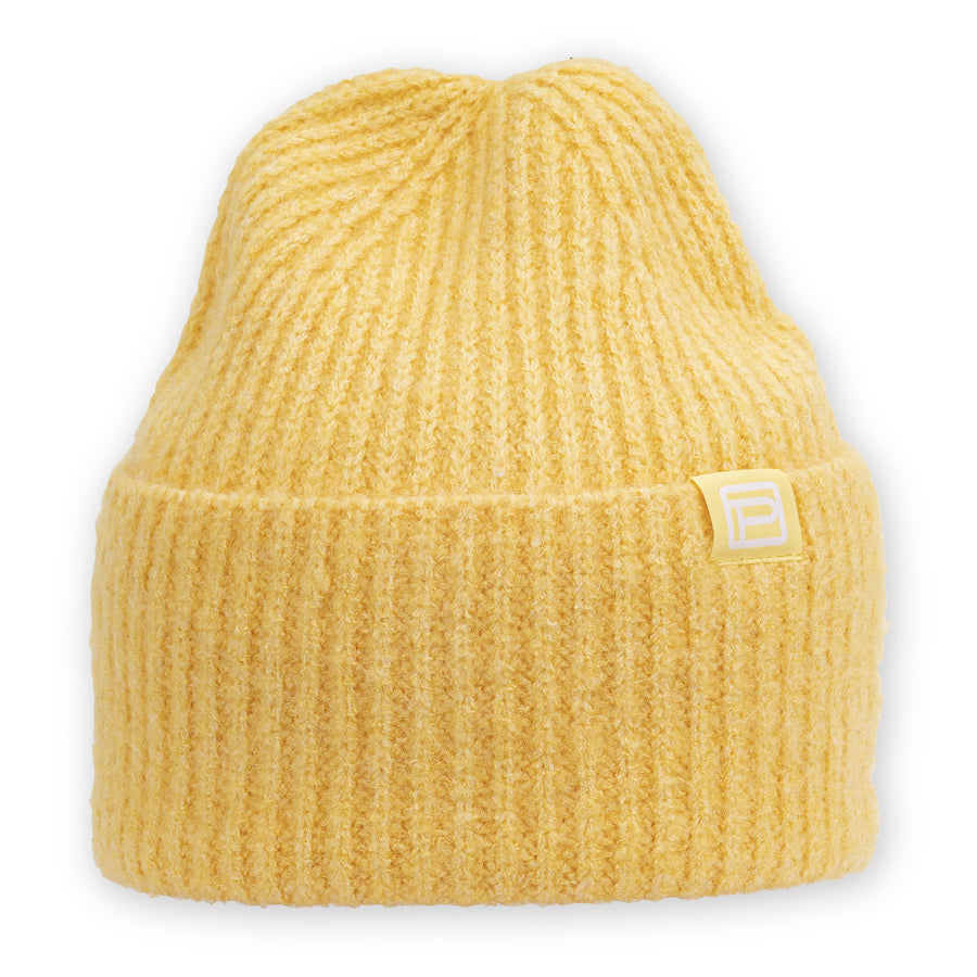 Women's Pistil Hats style name Luna Beanie in color Banana. Sku: 0203-BNNA