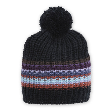 Women's Pistil Hats style name Zola Beanie in color Black. Sku: 0244-BLK