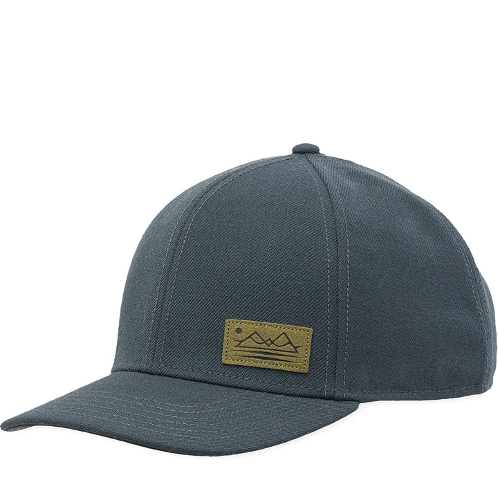 Quarter turn Men's Pistil Hats style name Dennis Trucker in color Spruce. Sku: 0345-SPRUCE