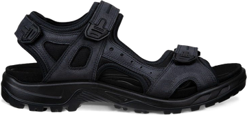 Quarter turn view Men's ECCO Footwear style name Yucatan in color Black. Sku: 069564-12001