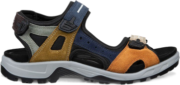 Quarter turn view Men's ECCO Footwear style name Yucatan in color Brown Multi. Sku: 069564-55749