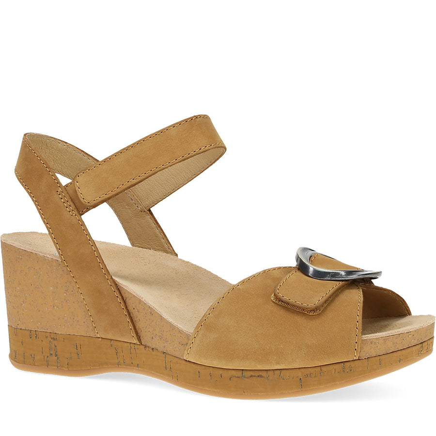 Quarter Turn Women's Stella Footwear in Dijon Milled Nubuck. Sku: 10003300300