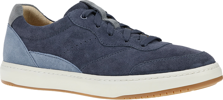 Quarter turn view Women's Dansko Footwear style name Josey in color NAVY SDE. Sku: 10102290300