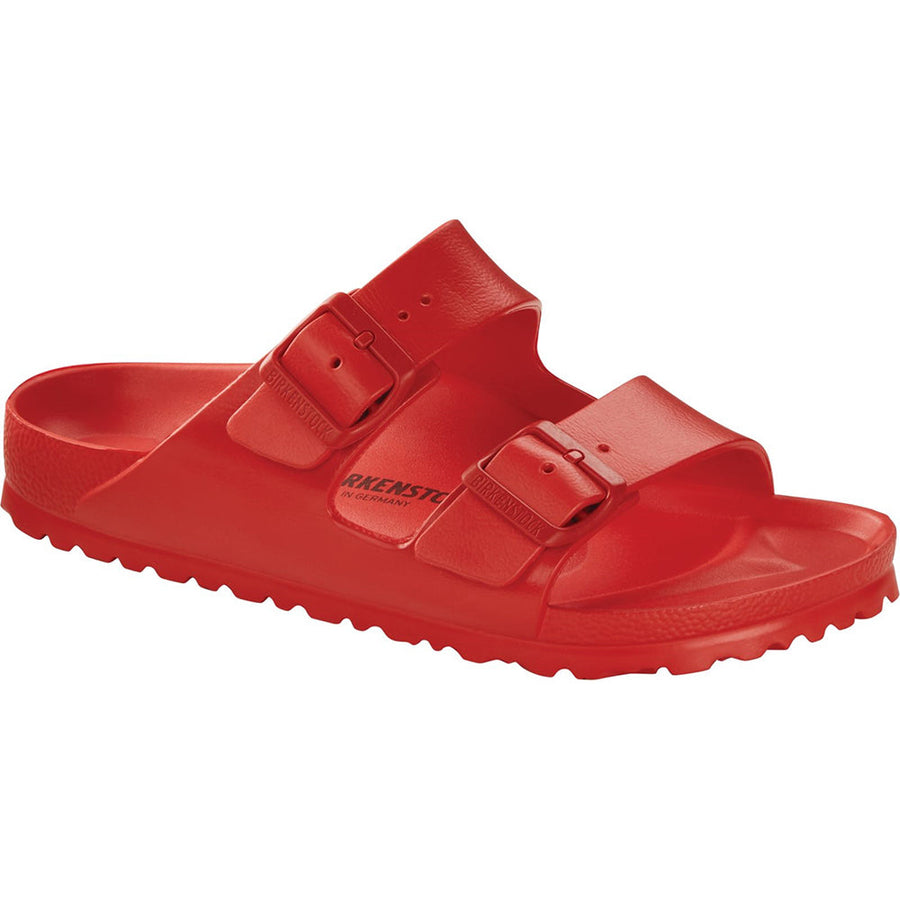 Quarter turn Women's Birkenstock Footwear style name Arizona Eva Narrow in color Active Red. Sku: 1017996