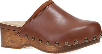 Quarter turn view Women's Dansko Footwear style name Andie in color TAN CALF. Sku: 10205641500