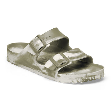 Women's Birkenstock Arizona EVA Narrow in Multi Khaki/ Eggshell. Sku: 1028758