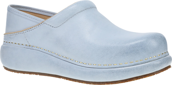 Quarter turn view Women's Dansko Footwear style name Platform Pro in color Sky. Sku: 10301090600