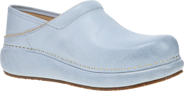 Quarter turn view Women's Dansko Footwear style name Platform Pro in color Sky. Sku: 10301090600