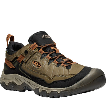 Quarter turn Men's Keen Footwear style name Targhee Iv Waterproo Wide in color Sea Turtle. Sku: 1030692