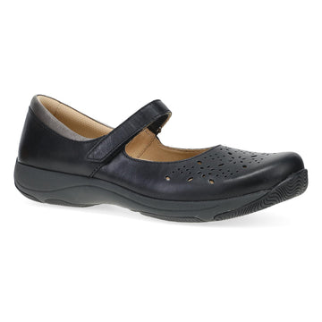 Women's Dansko Stacy in Black Way Burnished. Sku: 10401020200