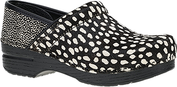 Quarter turn view Women's Dansko Footwear style name Professional in color SPTTD HRCF. Sku: 106860202