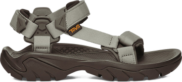 Quarter turn view Women's Teva Footwear style name Terra Fi 5 Universal in color Seagrass/ Deep Lichen. Sku: 1099443-SSDP