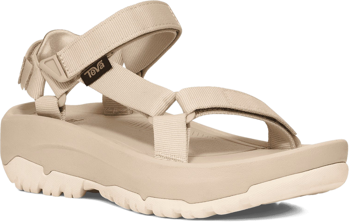 Quarter turn view Women's Teva Footwear style name Hurricane XLT2 Ampsole in color Oyster. Sku: 1131270-OYS