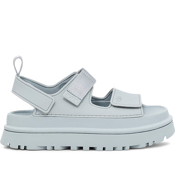 Quarter turn Women's UGG Footwear style name Goldenglow in color Sea Foam. Sku: 1152685-SFOA