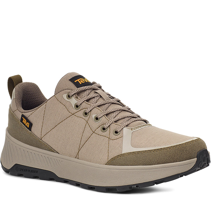 Quarter turn Men's TEVA Footwear style name Ellwood in color Desert Taupe/ Bungee Cord. Sku: 1155270-DCR