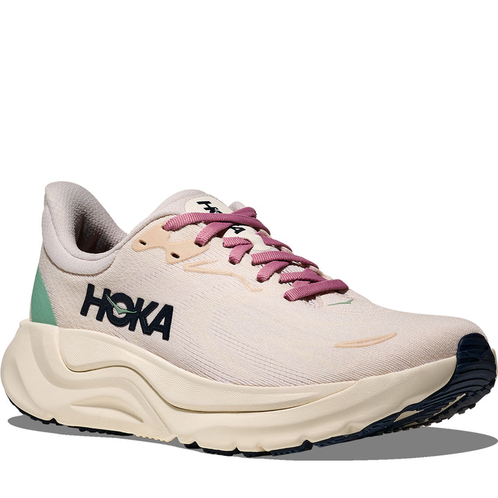 Women's HOKA Arahi 8 in Rose Cream / Alabaster. Sku: 1168691-RCRM