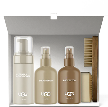 Quarter turn view Unisex UGG Care Product style name Ugg Care Kit in color NO COLOR. Sku: 1171598