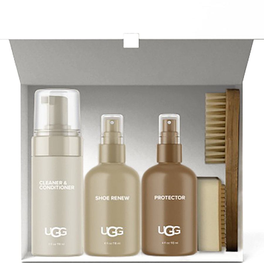 Quarter turn view Unisex UGG Care Product style name Ugg Care Kit in color NO COLOR. Sku: 1171598