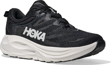 Women's HOKA Gaviota 6 in Black/ White. Sku: 1171933-BWHT