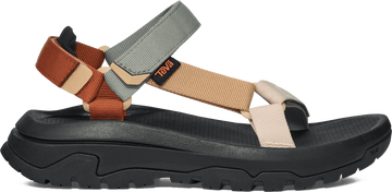 Quarter turn view Women's Teva Footwear style name Hurricane XLT3 in color Neutral Multi. Sku: 1173671-NLMT