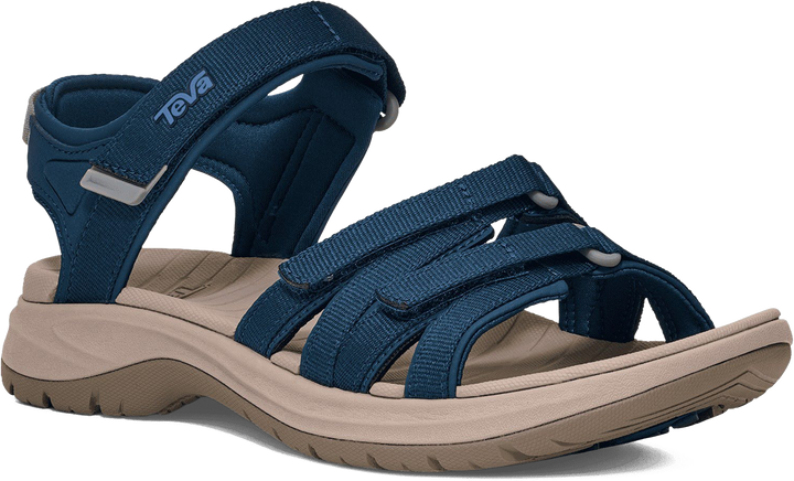 Quarter turn view Women's Teva Footwear style name Tirra Sport in color Blue Opal. Sku: 1173720-BEO