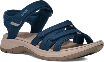 Quarter turn view Women's Teva Footwear style name Tirra Sport in color Blue Opal. Sku: 1173720-BEO
