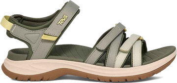 Quarter turn view Women's Teva Footwear style name Tirra Sport in color Seagrass Multi. Sku: 1173720-SGRSS