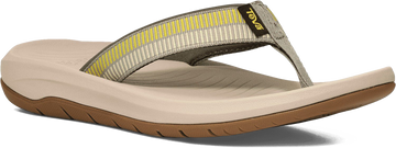 Quarter turn view Women's Teva Footwear style name Hurricane Flip in color Seagrass. Sku: 1177450-ALDD