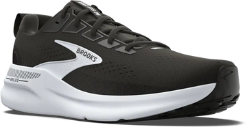 Quarter turn view Women's Brooks Footwear style name Ariel GTS 26 Double Wide in color Black/ Grey/ White. Sku: 120444-2E090