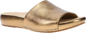 Quarter turn view Women's Dansko Footwear style name Twyla in color Bronze. Sku: 15000060600