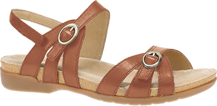 Quarter turn view Women's Dansko Footwear style name Ruthie in color Toffee. Sku: 16022160300