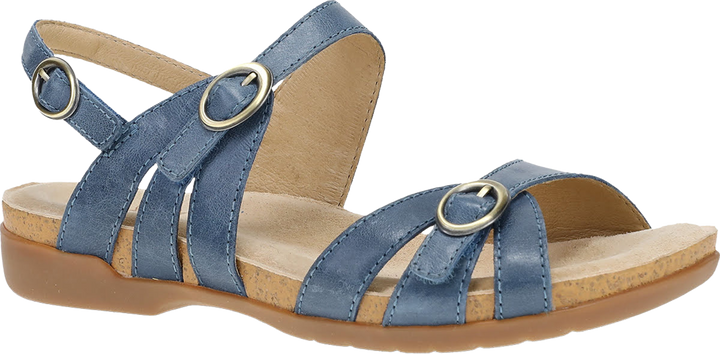 Quarter turn view Women's Dansko Footwear style name Ruthie in color Marine. Sku: 16022300300