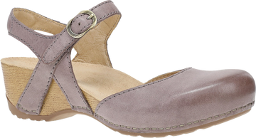 Quarter turn view Women's Dansko Footwear style name Tiffani in color Dusty Lilac. Sku: 1710851600