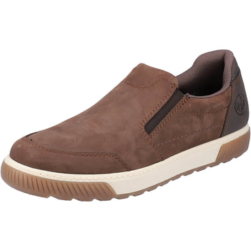 Men's Rieker Footwear in Cigar/ Moro/ Braun-Schwarz Bendig. Sku: 18951-25