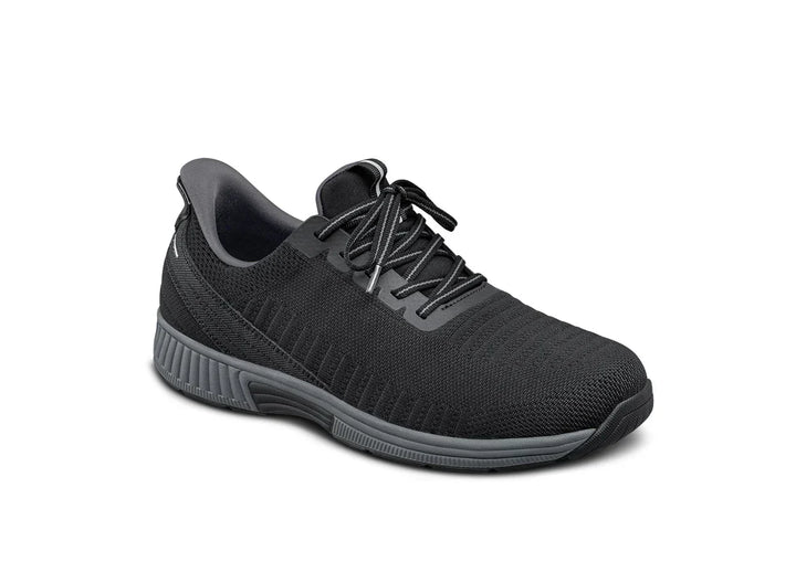 Men's Orthofeet Footwear in Black. Sku: 20011-4E