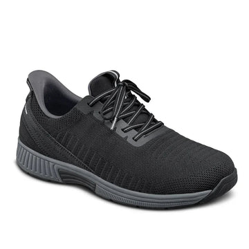 Men's Orthofeet Footwear in Black. Sku: 20011-4E