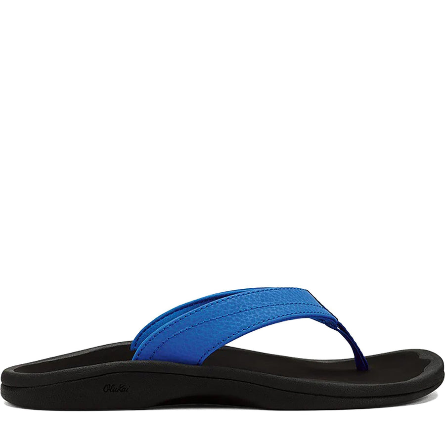 Quarter turn Women's Olukai Footwear style name Ohana in color Blossom/ Lava Rock. Sku: 20110-XBLR