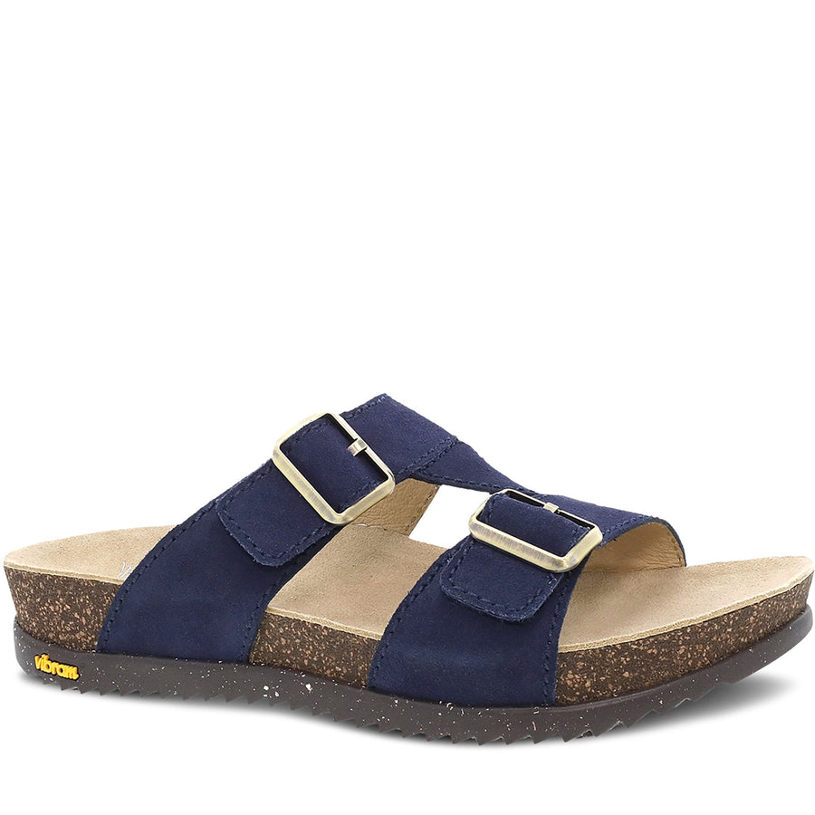 Quarter Turn Women's Dayna Footwear in Navy Suede. Sku: 2106757800