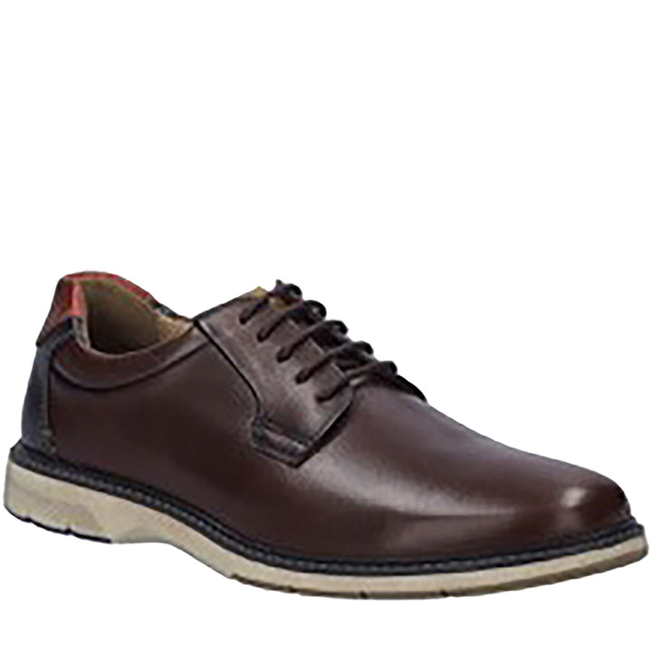 Quarter turn Men's Josef Seibel Footwear style name Stuart 03 in color Castagne Kombi. Sku: 22303-12352