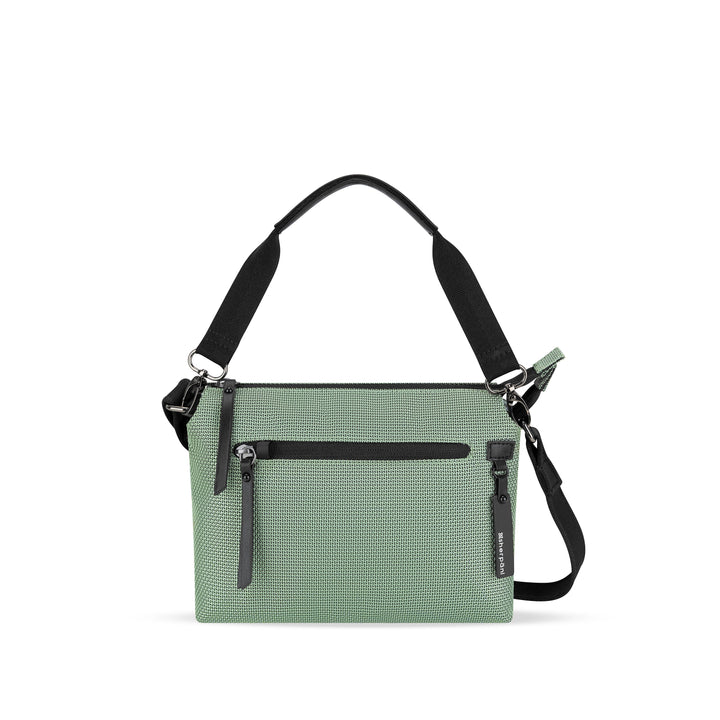 Women's Sherpani Hand Bag style name Mei At in color Aloe Mist. Sku: 25-MEIAT07060