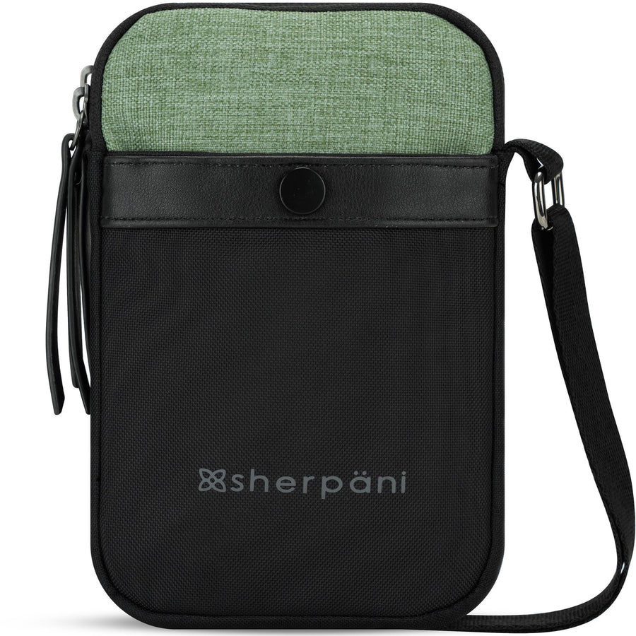 Quarter turn Women's Sherpani Hand Bag style name Simplicity At in color Basil. Sku: 25-SIMPL06060