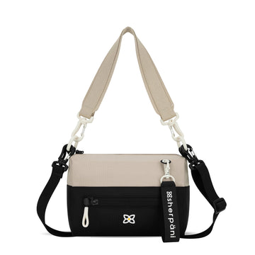 Women's Sherpani Hand Bag style name Skye in color Con Leche. Sku: 25-SKYE103110