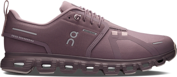 Quarter turn view Women's On Running Footwear style name Cloud 6 Waterproof in color Gobi/ Gobi. Sku: 3WF10054886