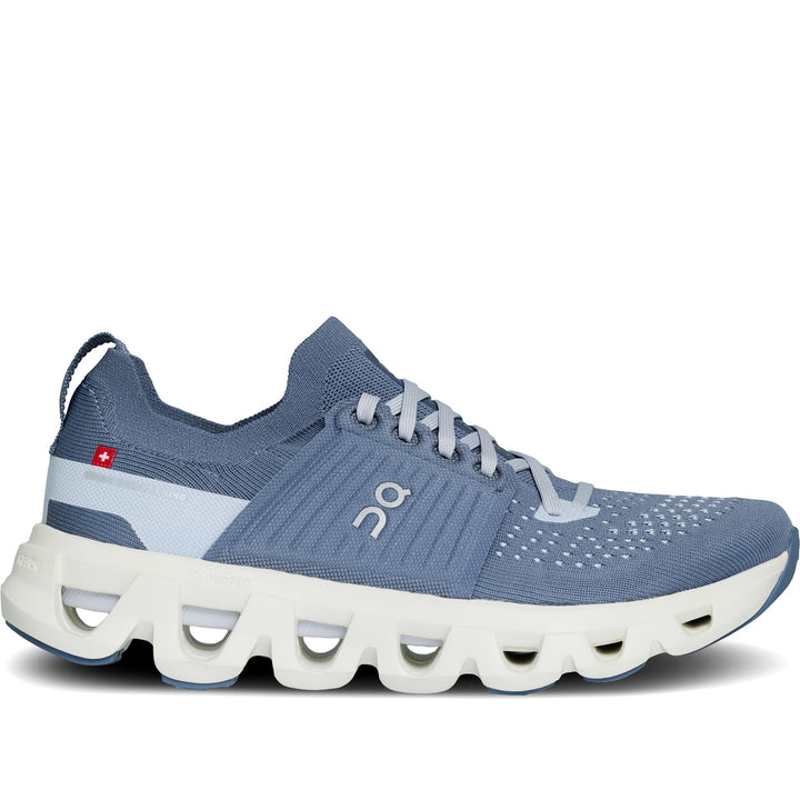 Quarter turn Women's On Running Footwear style name Cloudswift 4 in color Metal/ Heather. Sku: 3WF10113220