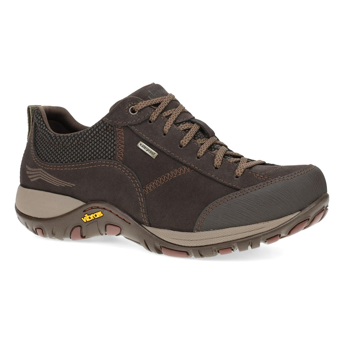 Dansko Paisley Waterproof Sneaker in brown.